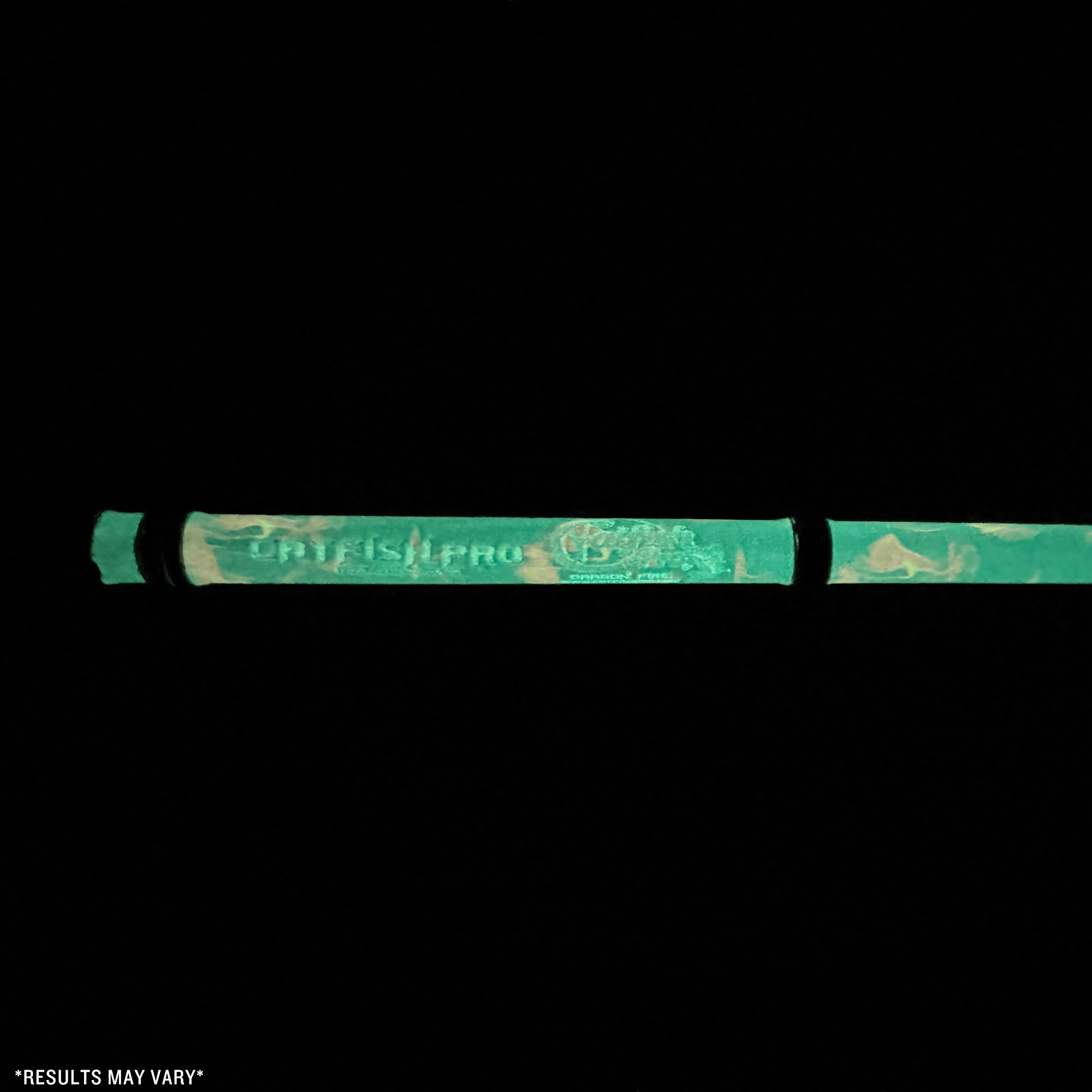 Black Dragon Fire Glow-in-the-Dark Spinning Rod