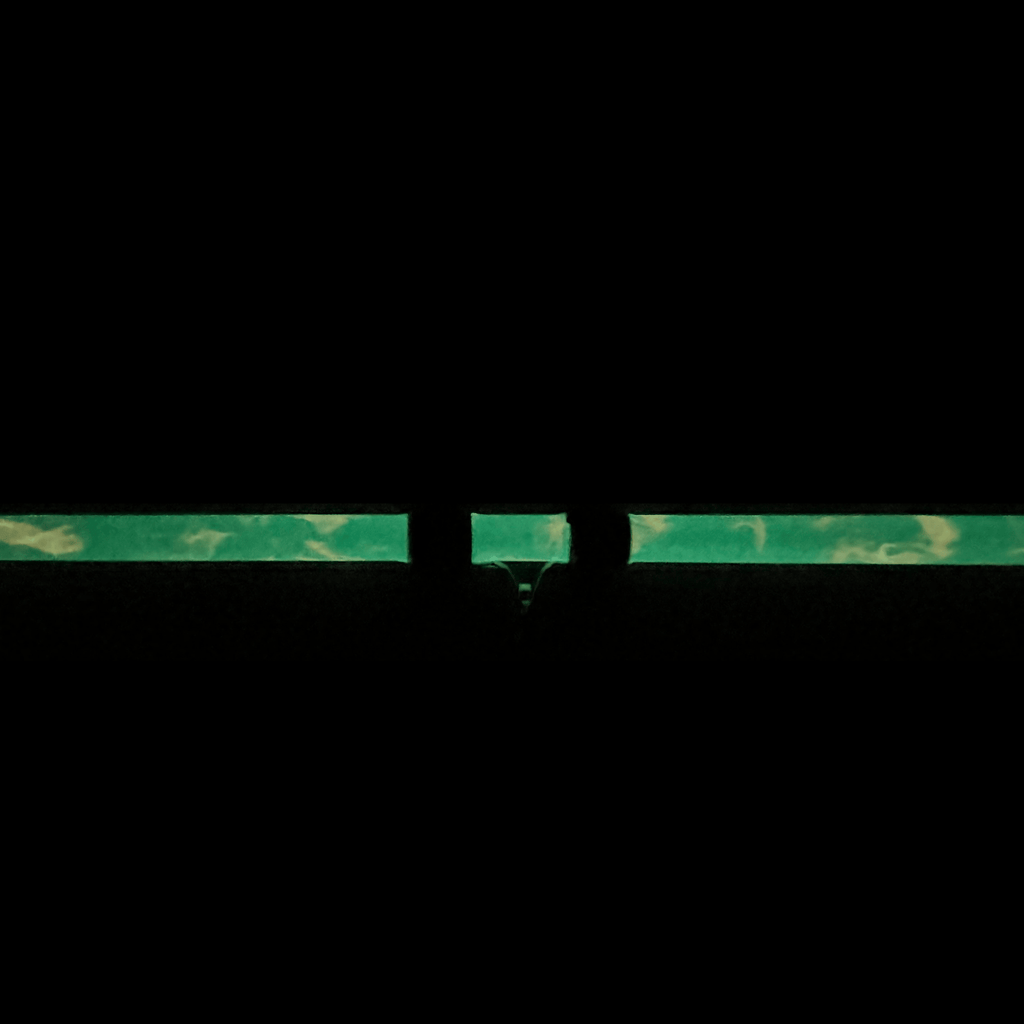 Black Dragon Fire Glow-in-the-Dark Spinning Rod