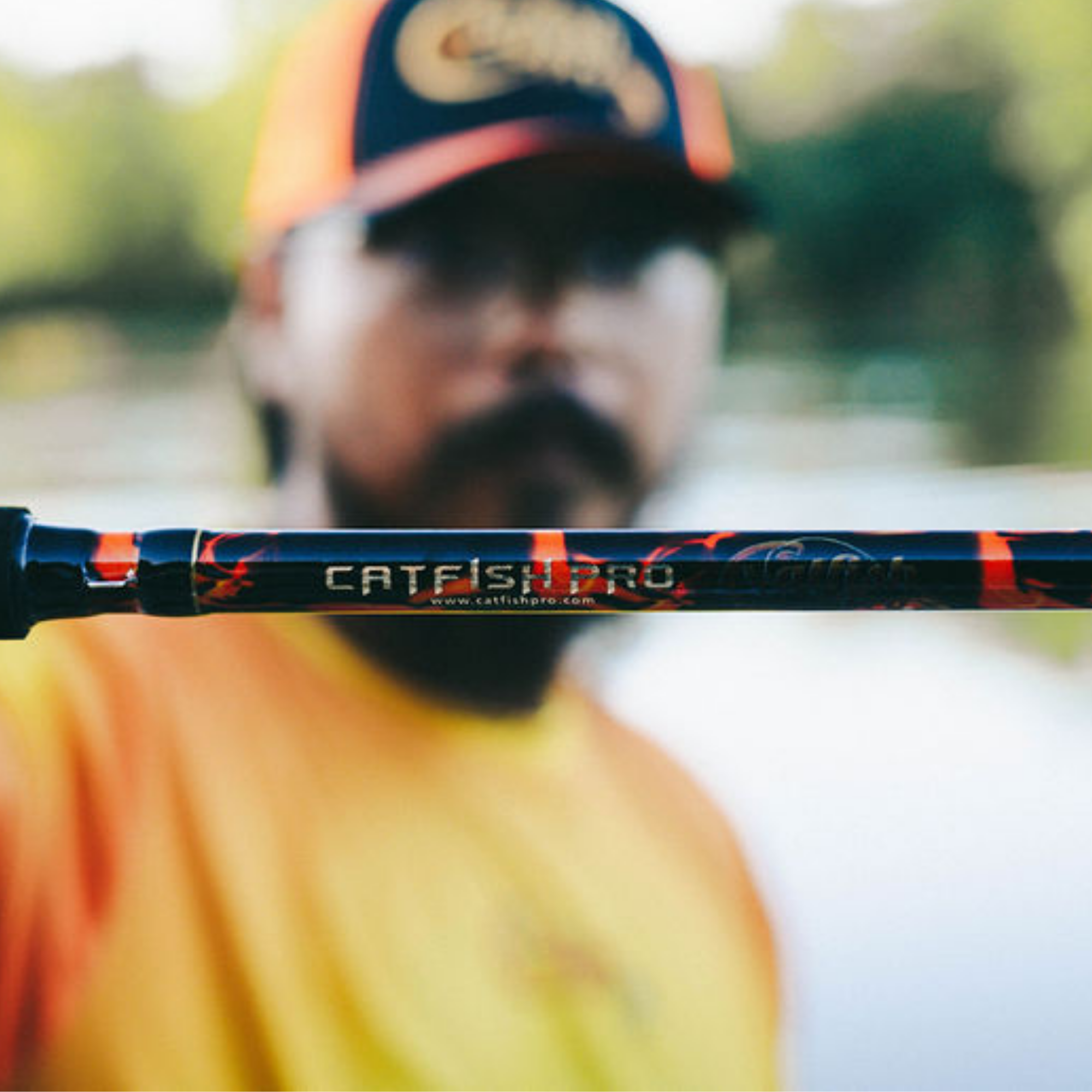 Black Dragon Fire Glow-in-the-Dark Spinning Rod