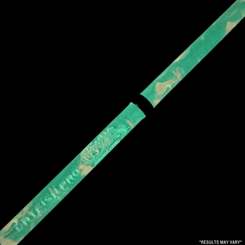 Black Dragon Fire Glow-in-the-Dark Spinning Rod