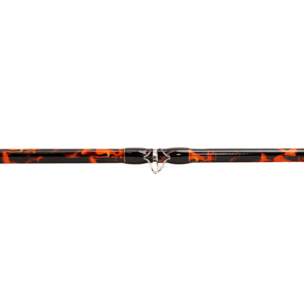 Black Dragon Fire Glow-in-the-Dark Spinning Rod