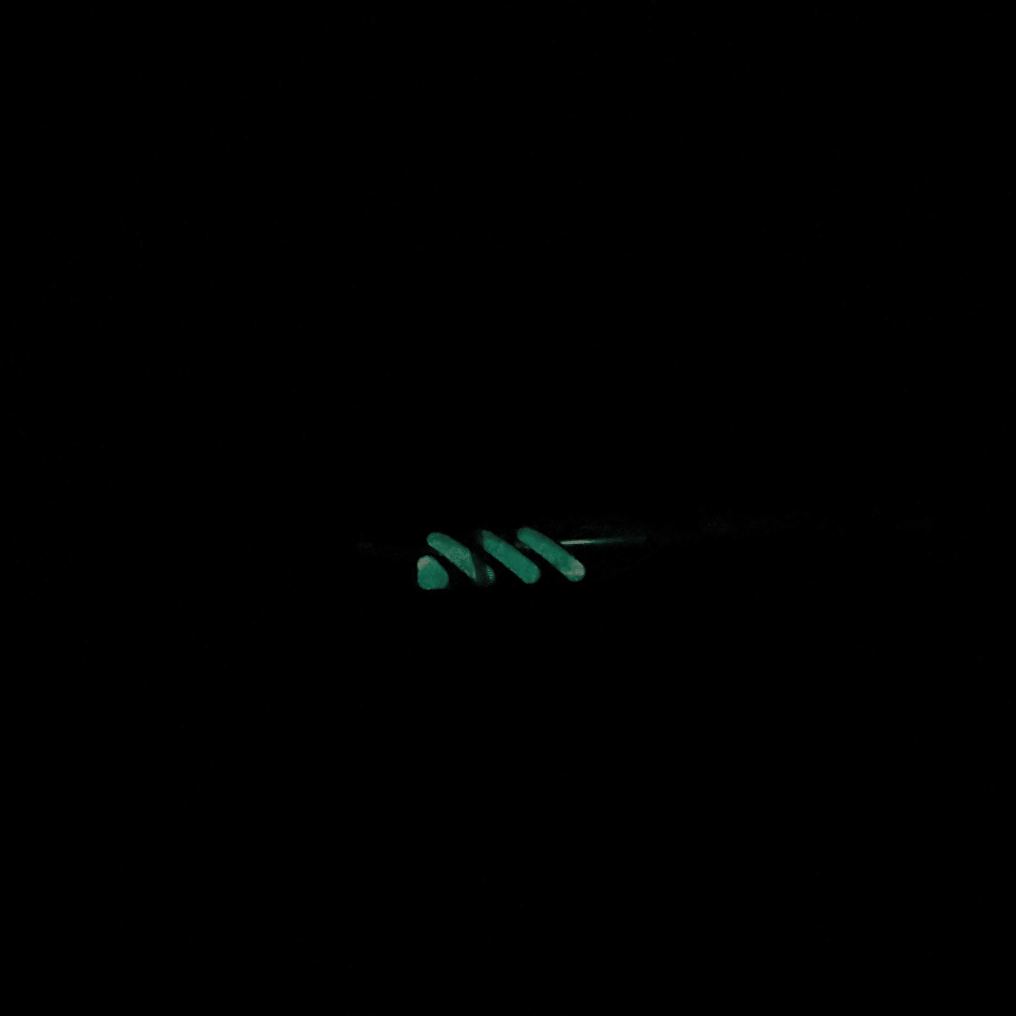 Black Dragon Fire Glow-in-the-Dark Spinning Rod