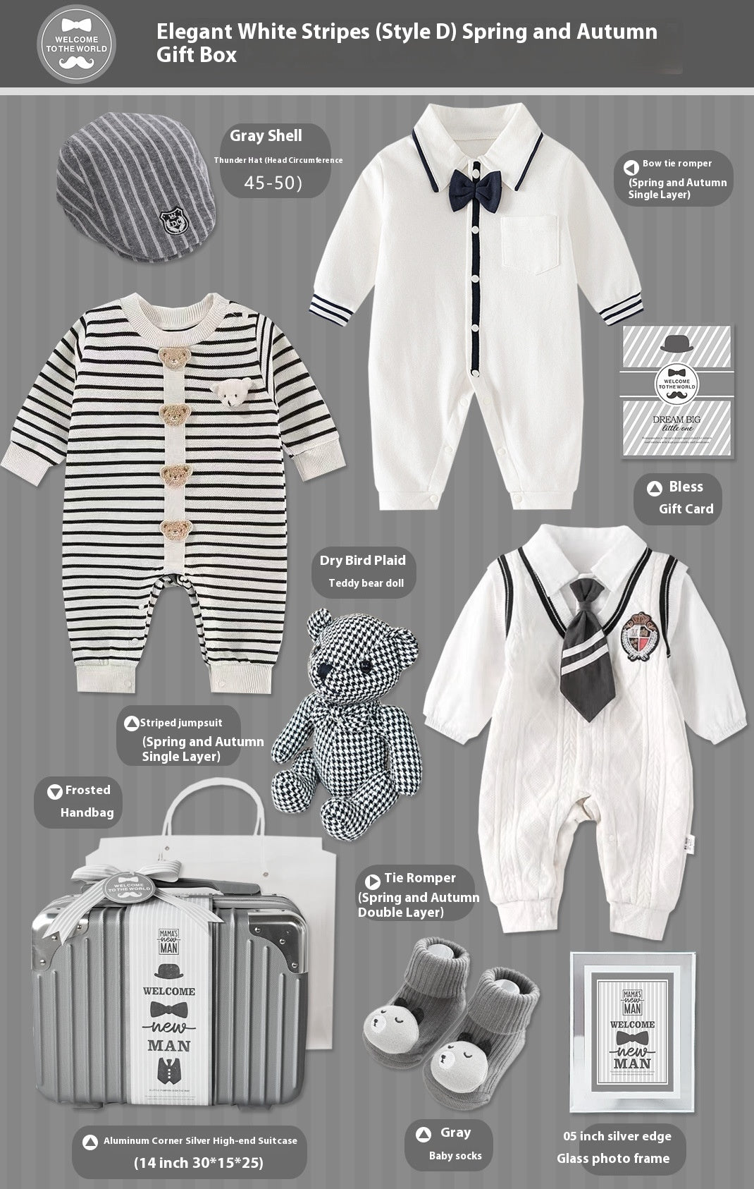 Baby boy gift box set