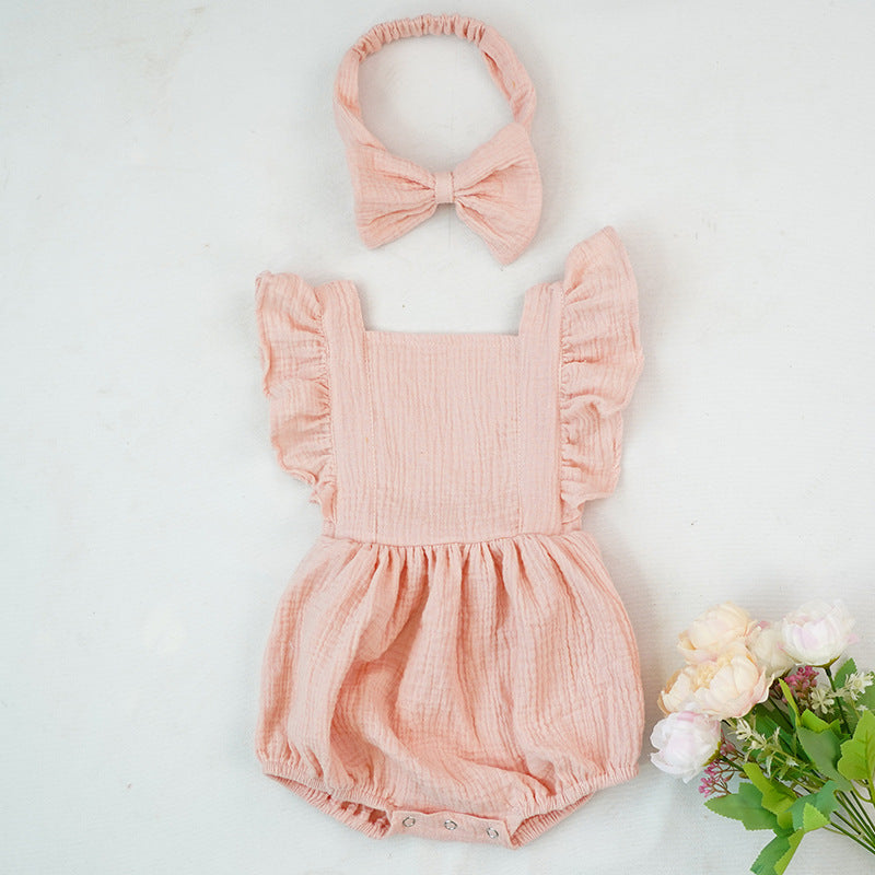 Baby Birthday Photo Romper