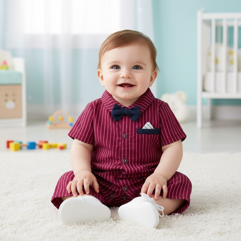 Striped Infant Clothing Jumpsuit