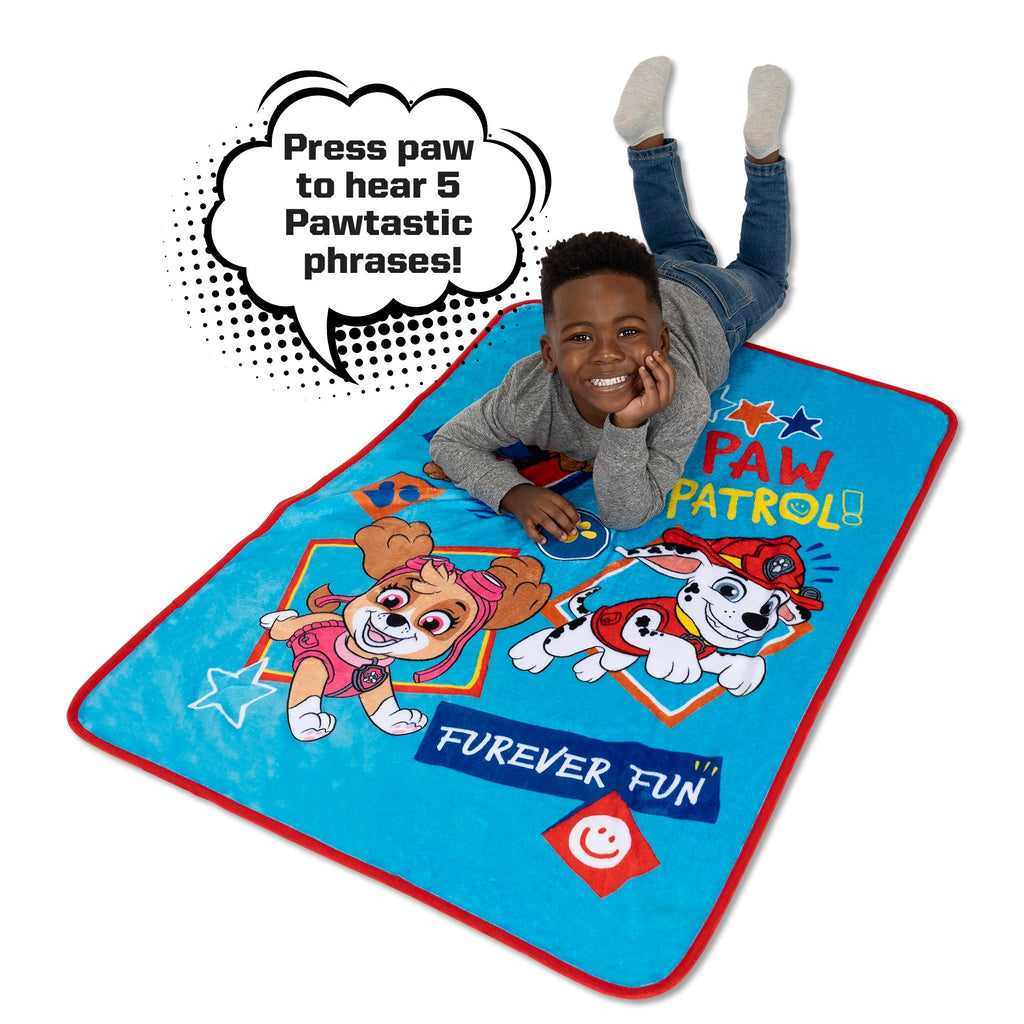 Paw Patrol Plush Musical Toddler Blanket