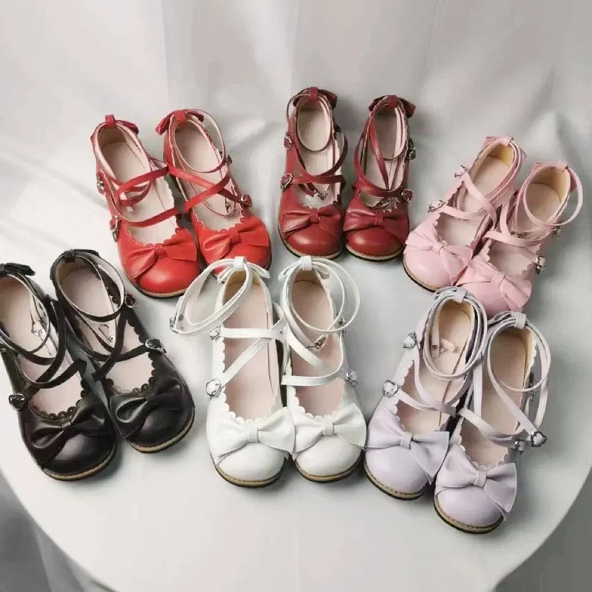 Girls Cross-Strap Princess Flats