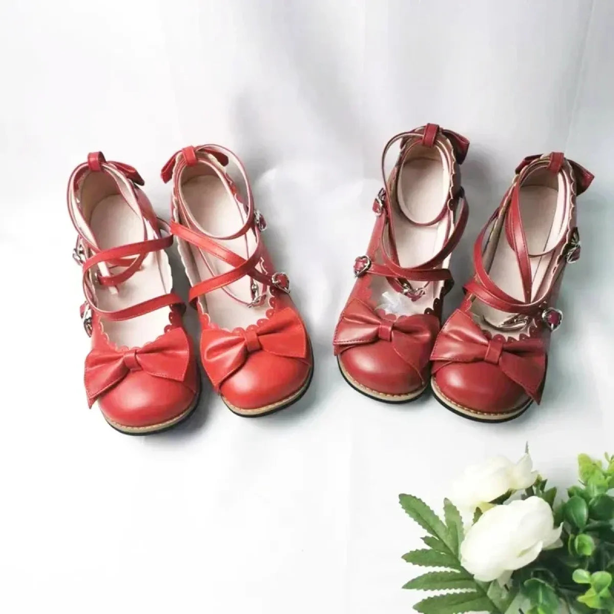 Girls Cross-Strap Princess Flats