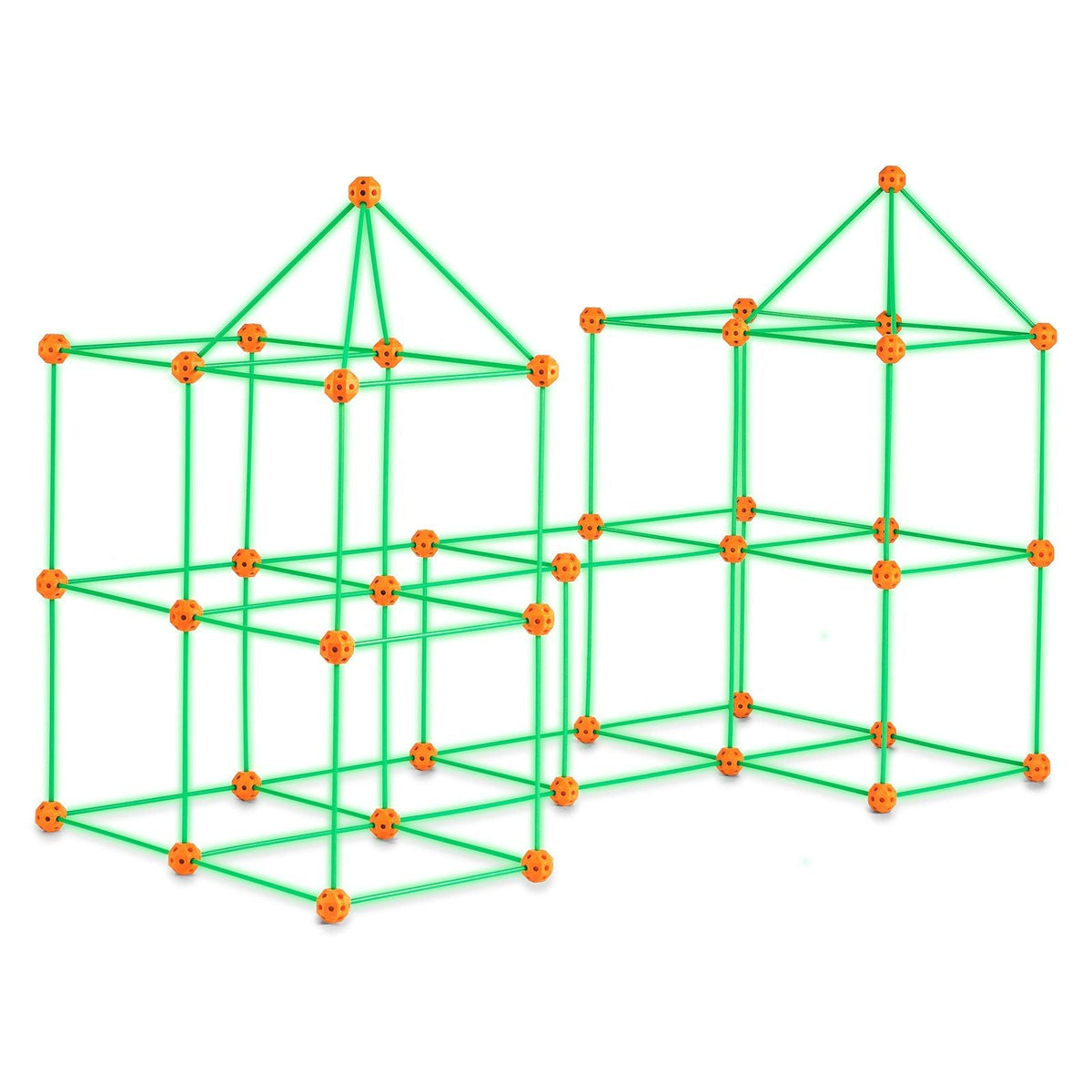 Glow-in-the-Dark 140-Piece STEM Fort Building Kit