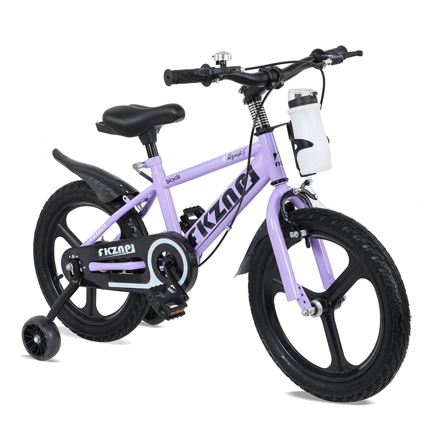 16–18 Inch Kids Bike with Training Wheels – Pink or Purple