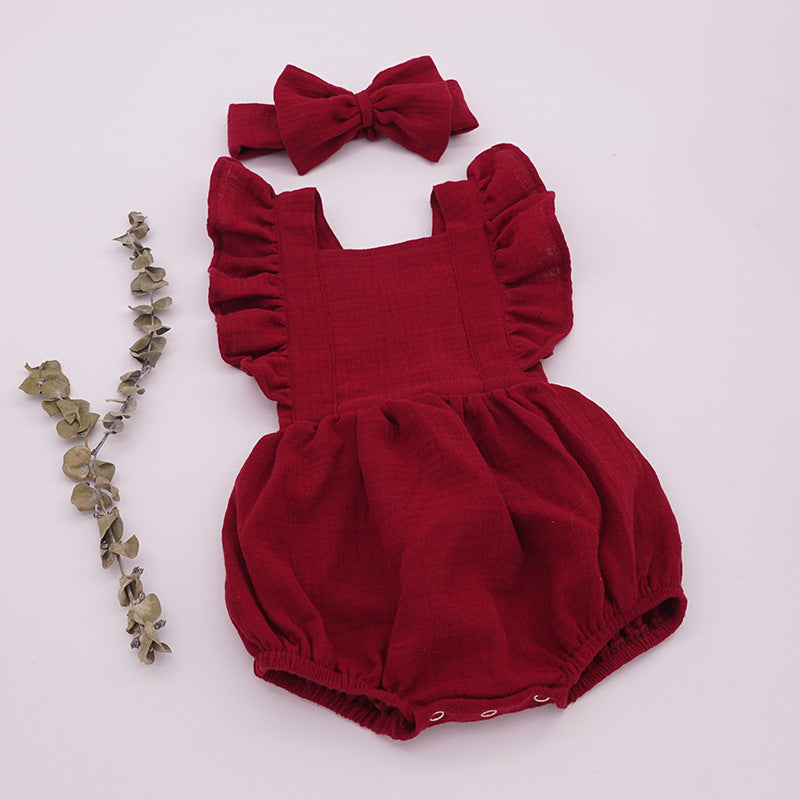 Baby Birthday Photo Romper