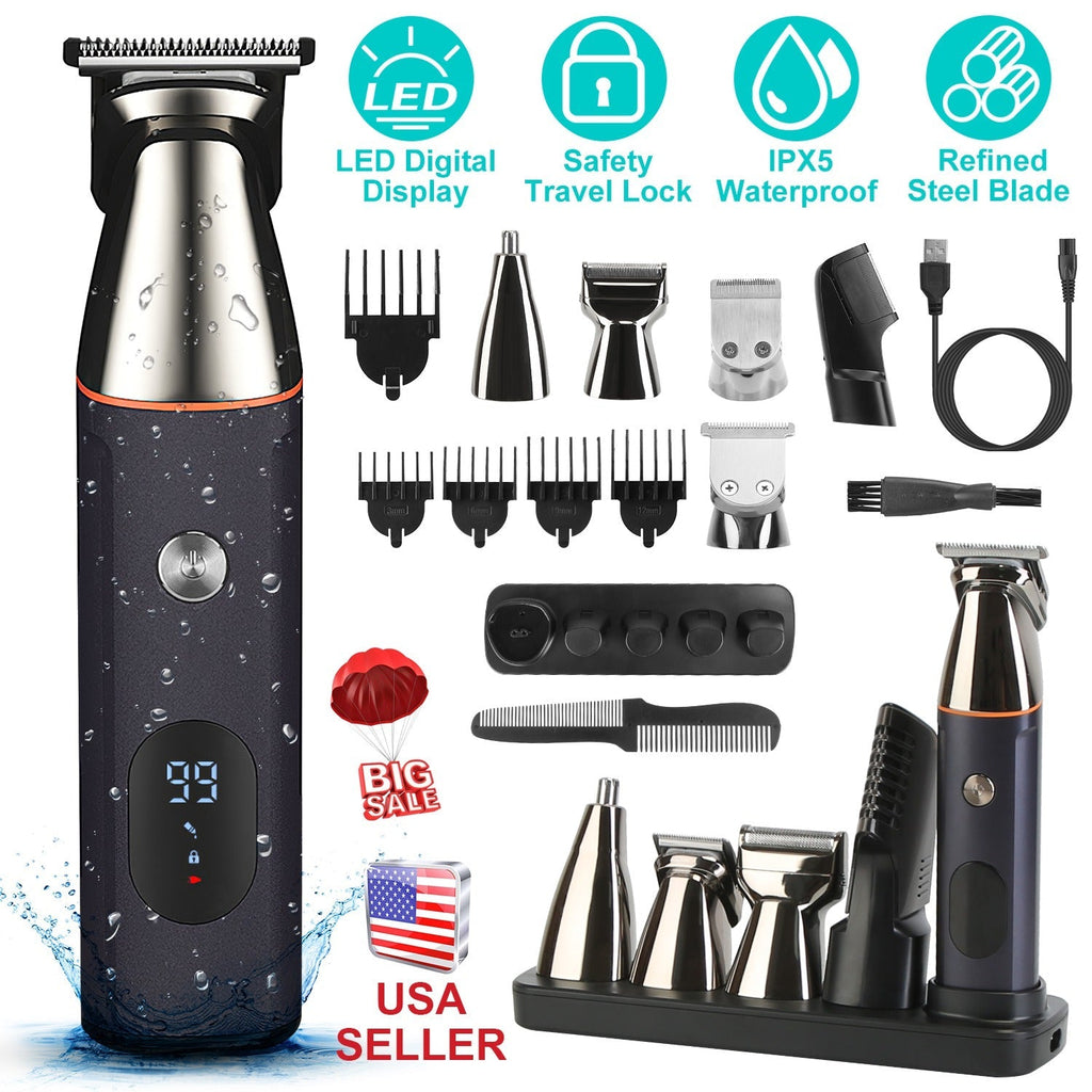 5-in-1 Waterproof Beard & Body Trimmer