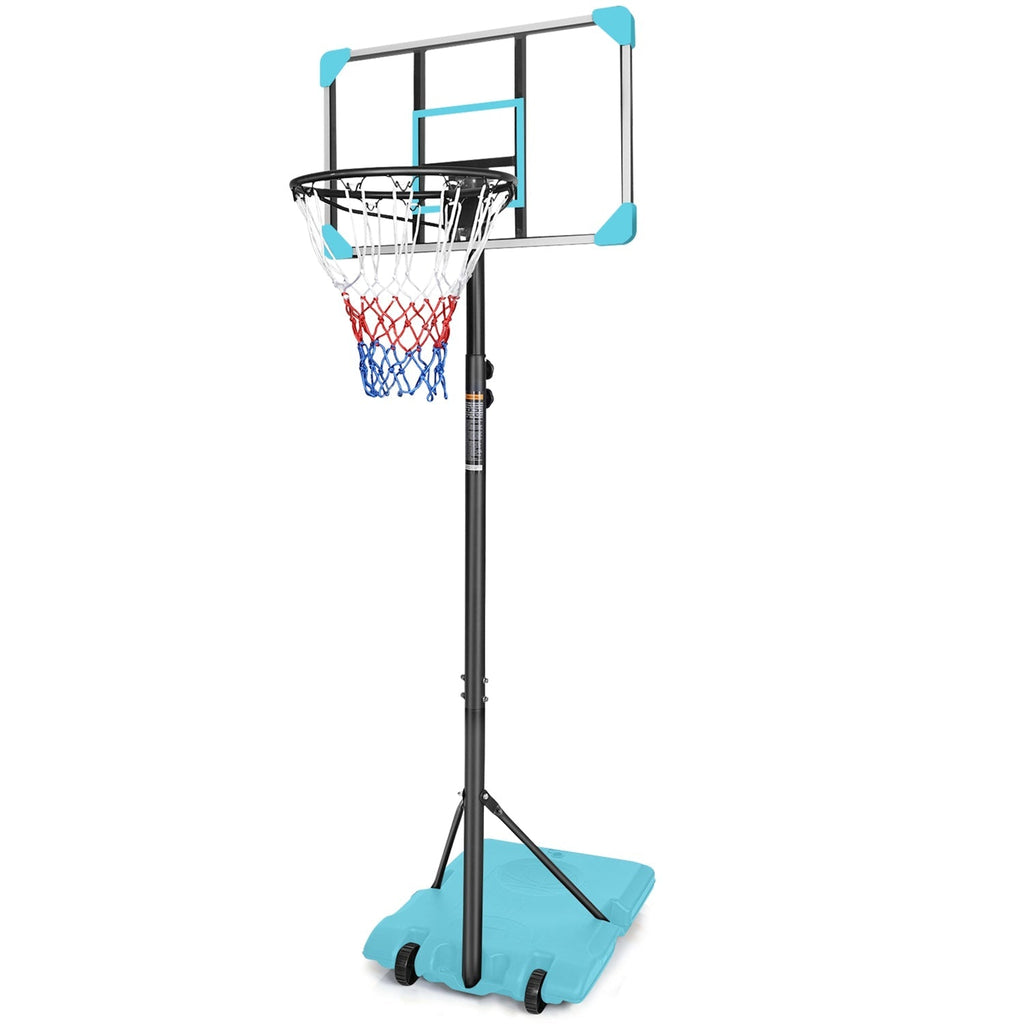 Kids Adjustable Basketball Hoop – Blue or Pink, 5.6–7 ft