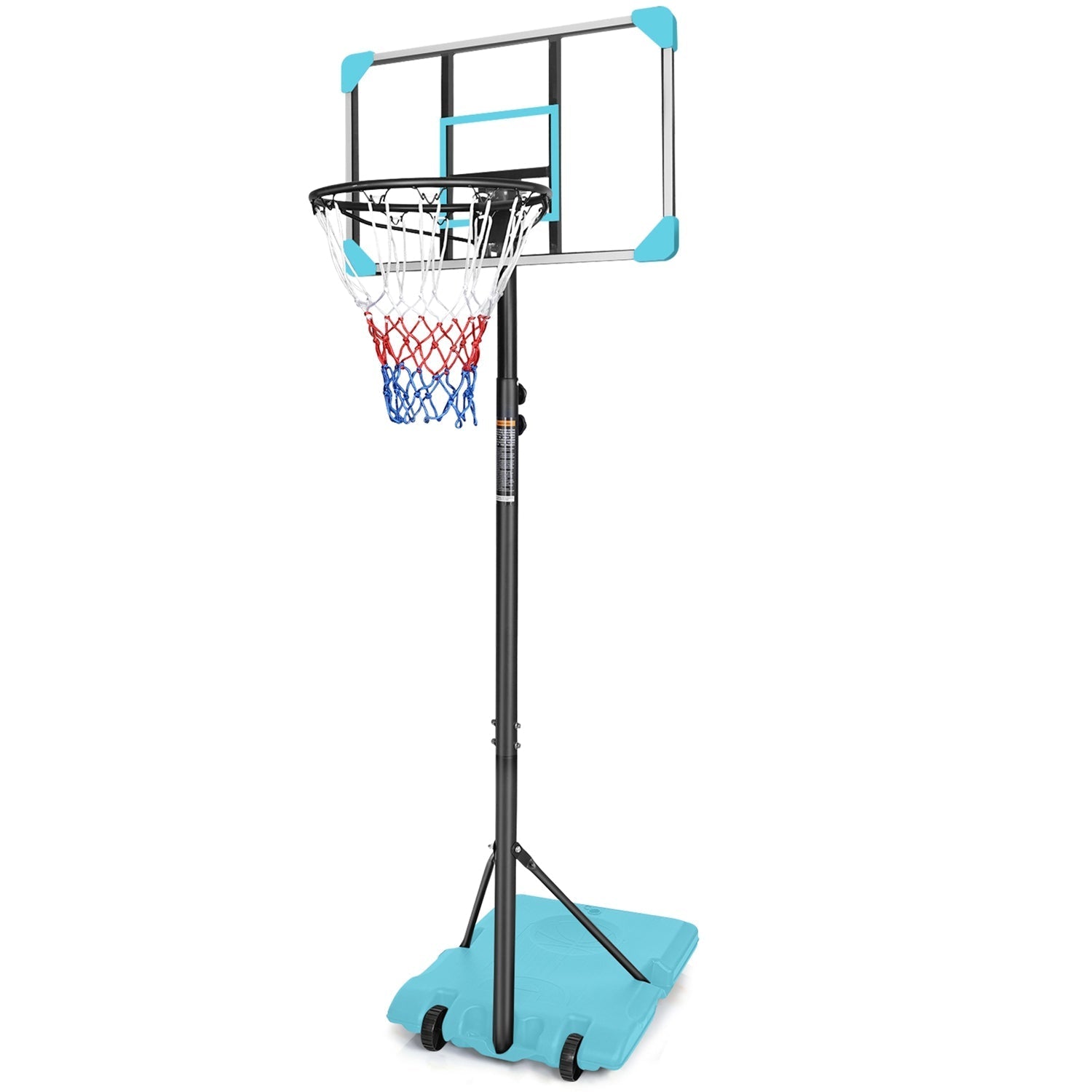 Kids Adjustable Basketball Hoop – Blue or Pink, 5.6–7 ft