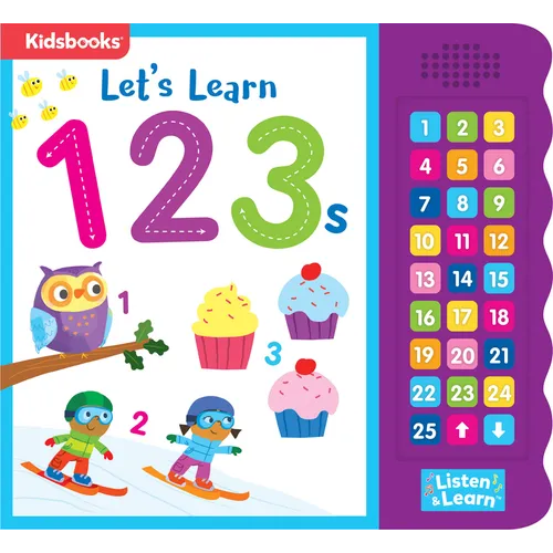 Let’s Learn 123s 27-Button Sound Book
