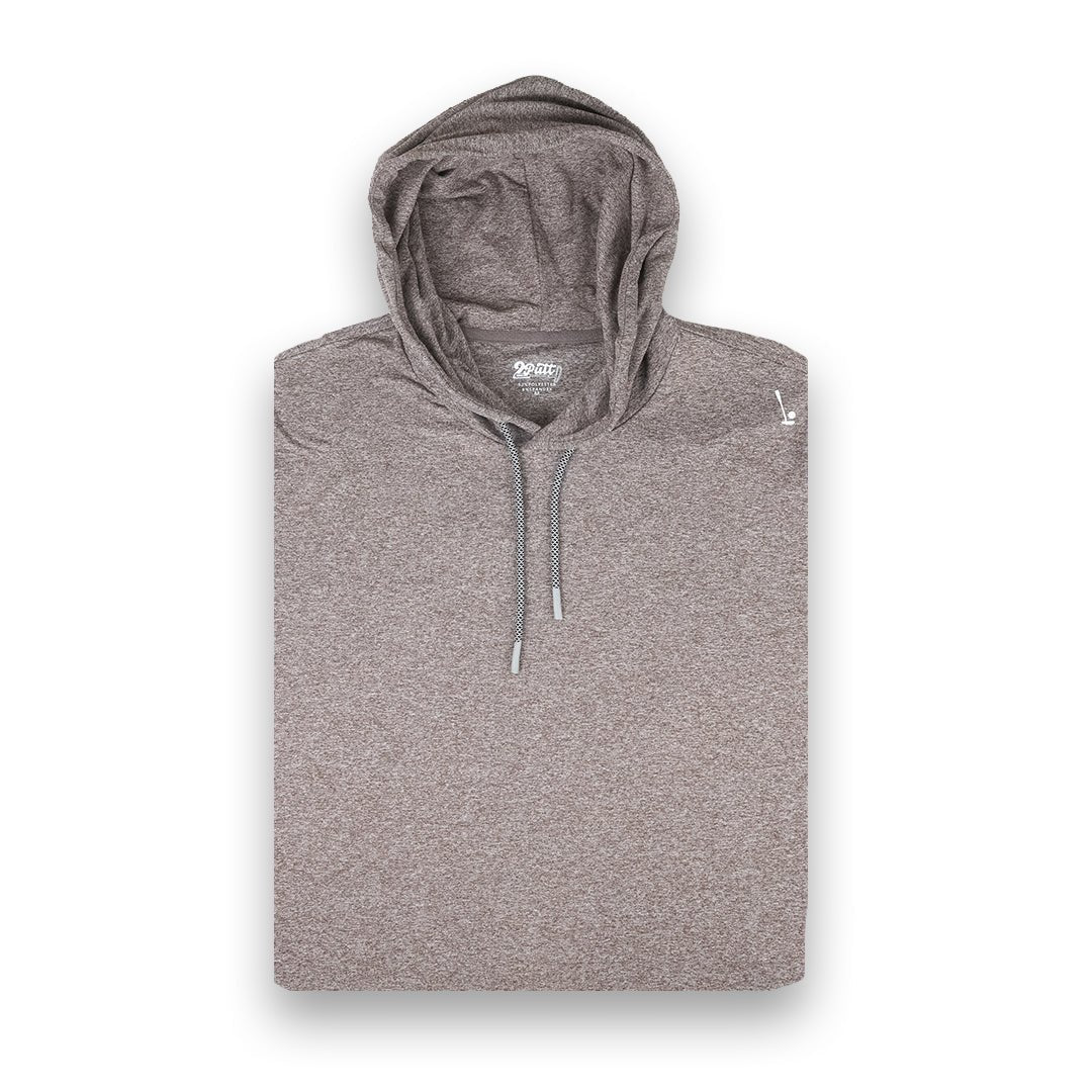 Dark Brown Course Golf Hoodie