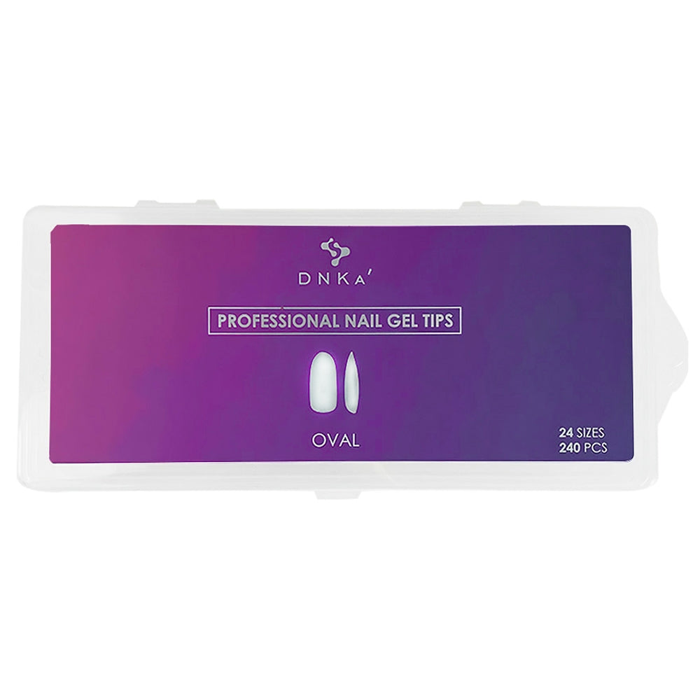 DNKa - Professional Nail Gel Tips Oval, 240pcs