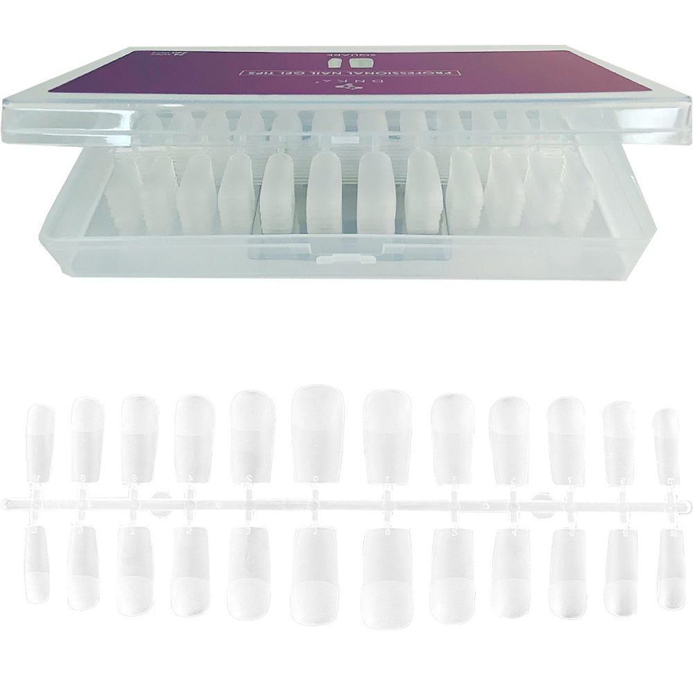 DNKa - Professional Nail Gel Tips Square, 240pcs