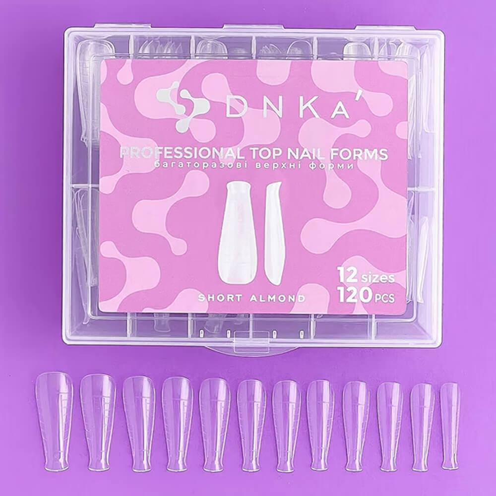 DNKa - Top Nail Forms Short Almond, 120pcs