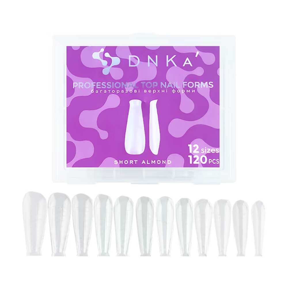 DNKa - Top Nail Forms Short Almond, 120pcs