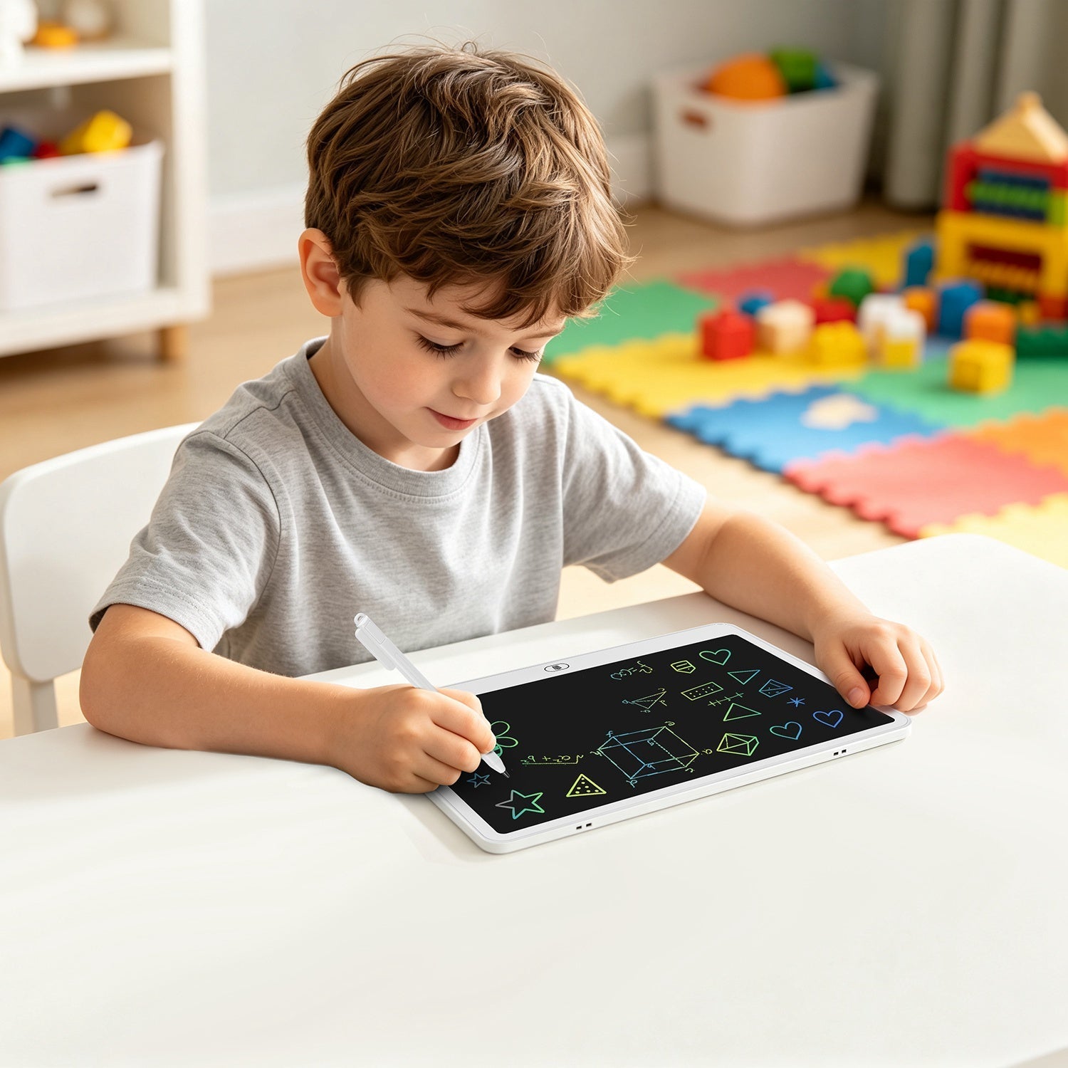 LCD Writing Tablet for Kids with Stylus & Lock Function