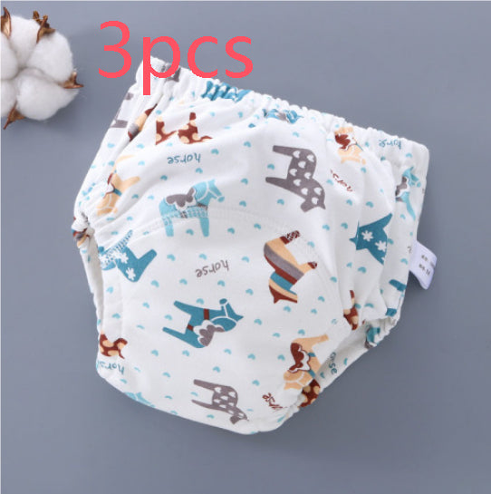 3-Pack Washable Baby Training Pants