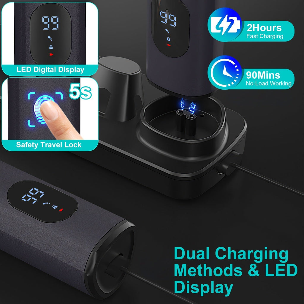 5-in-1 Waterproof Beard & Body Trimmer