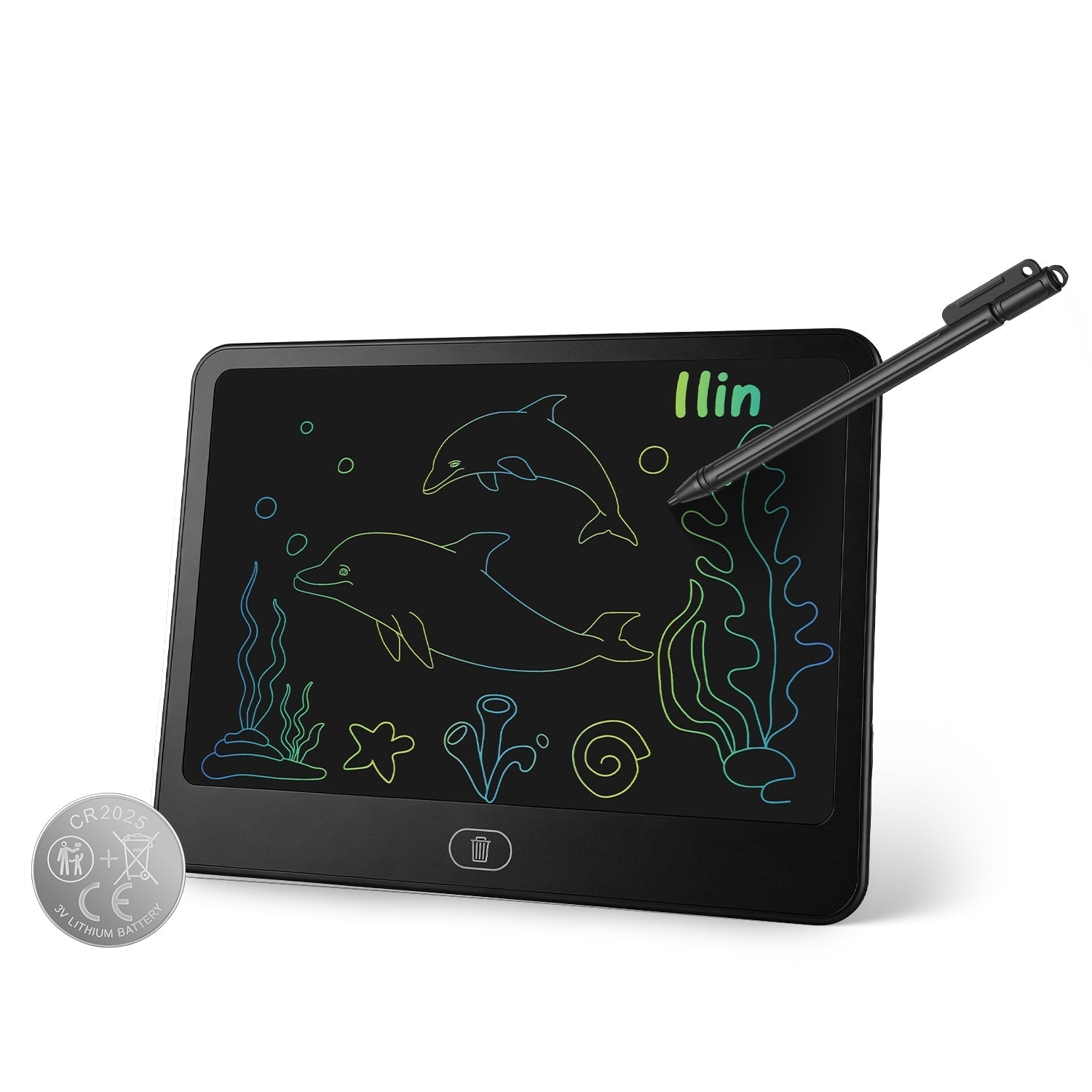 LCD Writing Tablet for Kids with Stylus & Lock Function