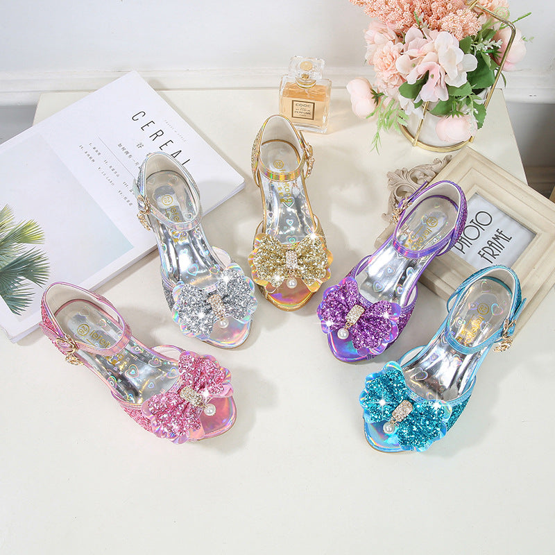 Girls Bow Princess Sandals – product view 4