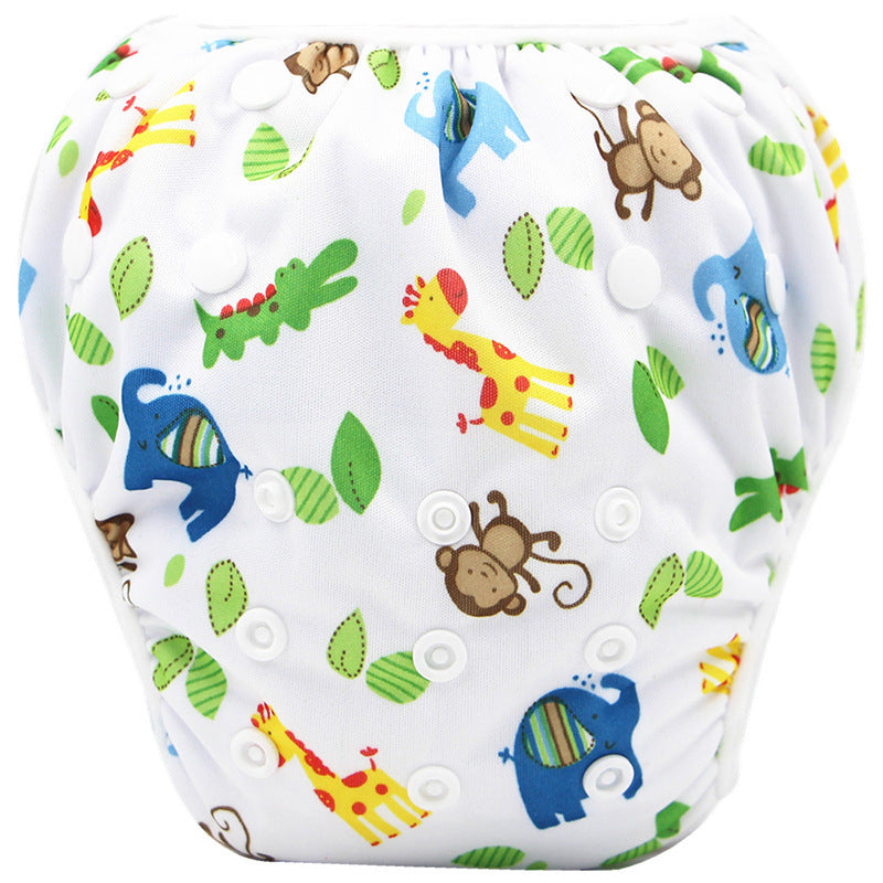 Cartoon Kids Swim Trunks