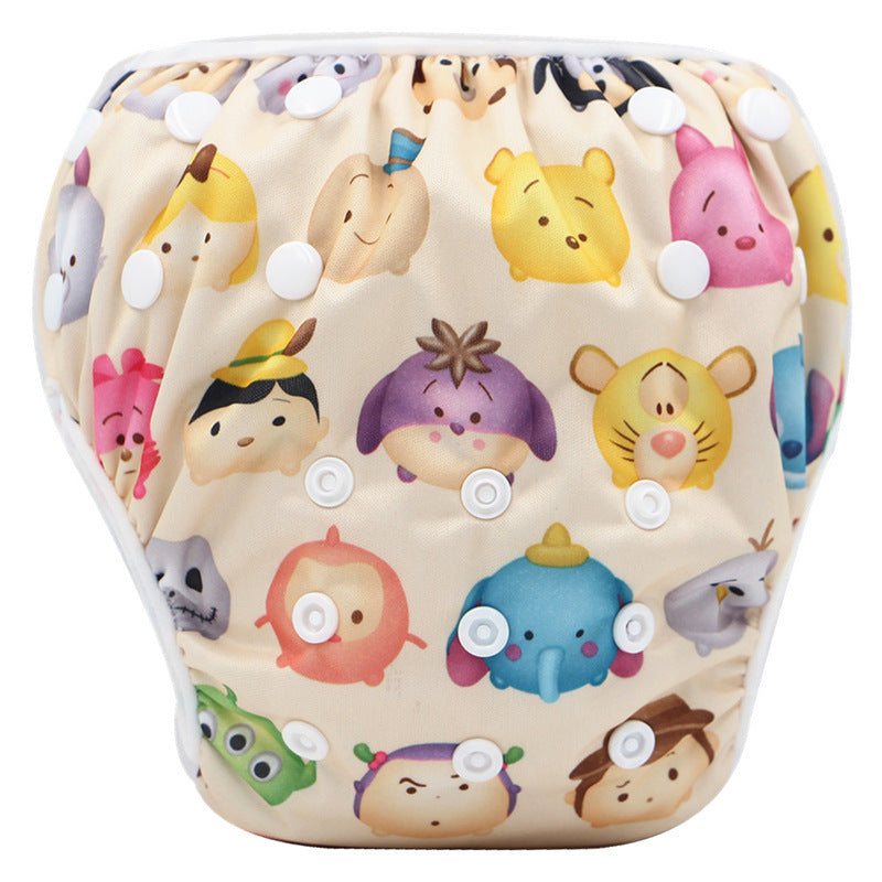 Cartoon Kids Swim Trunks