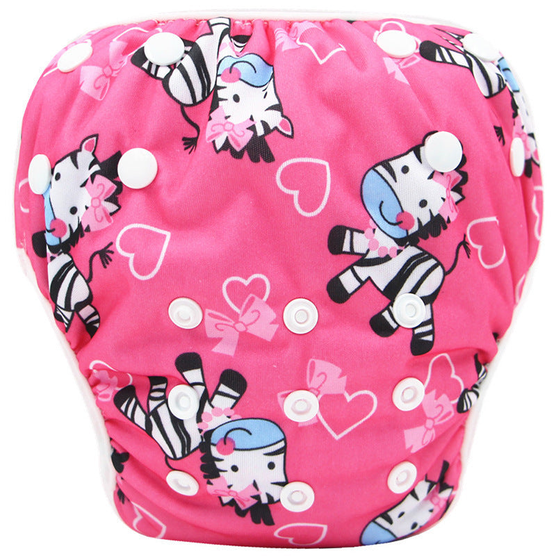 Cartoon Kids Swim Trunks