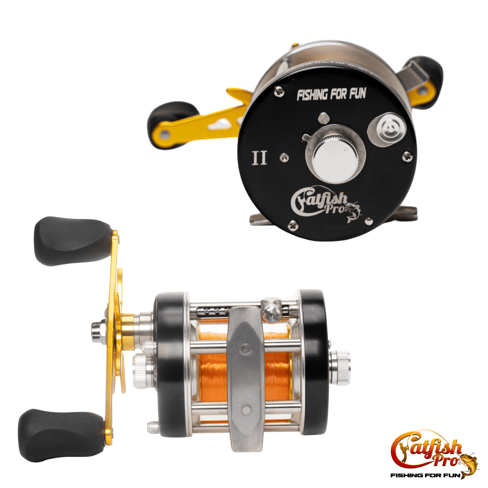 Catfish Pro Fishing for Fun Round Baitcaster Reel