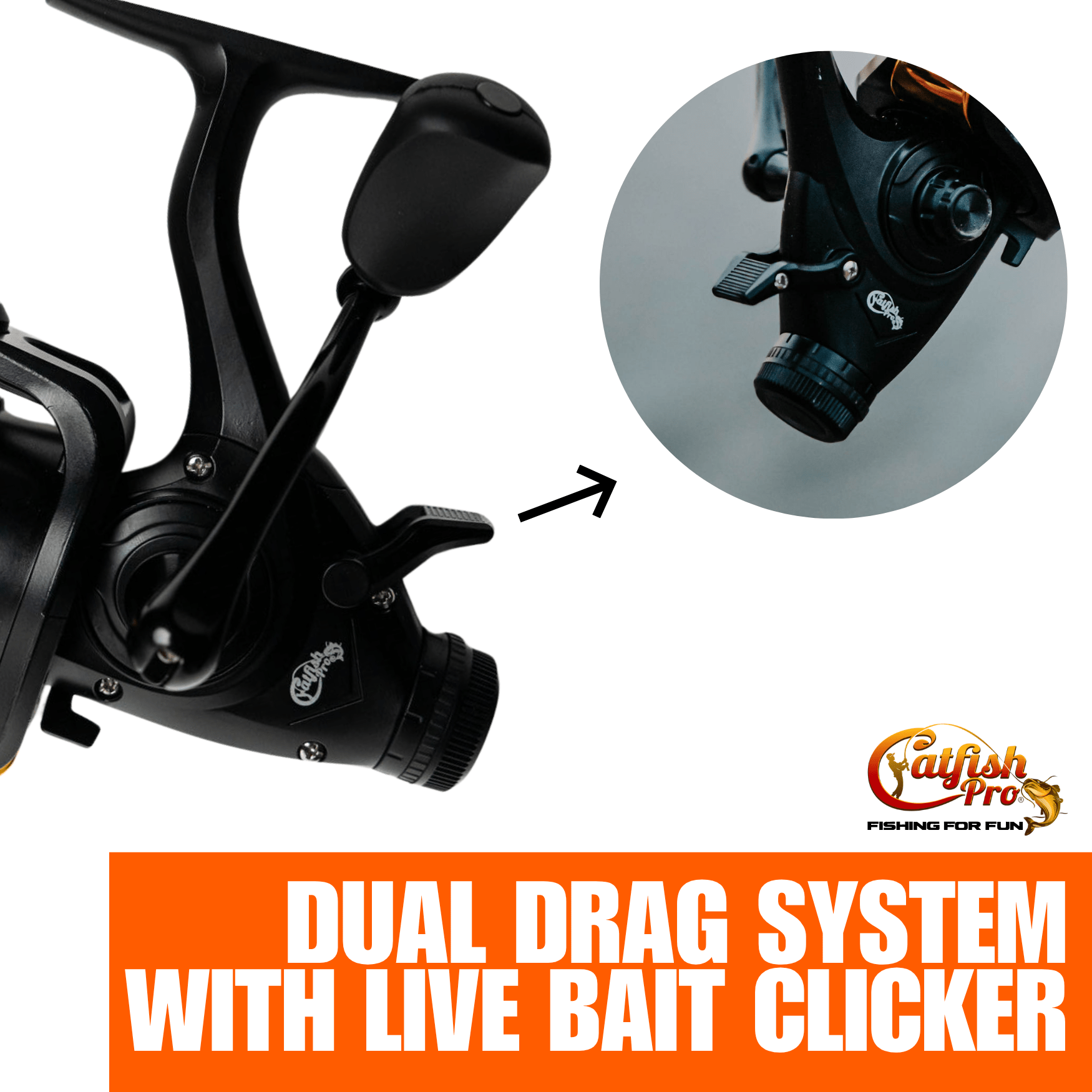 Catfish Pro Fishing for Fun Spinning Combo