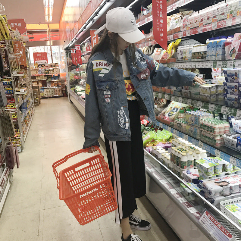 Women’s Vintage Loose-Fit Denim Jacket product image 5