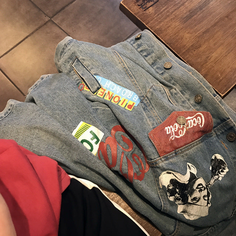Women’s Vintage Loose-Fit Denim Jacket product image 4