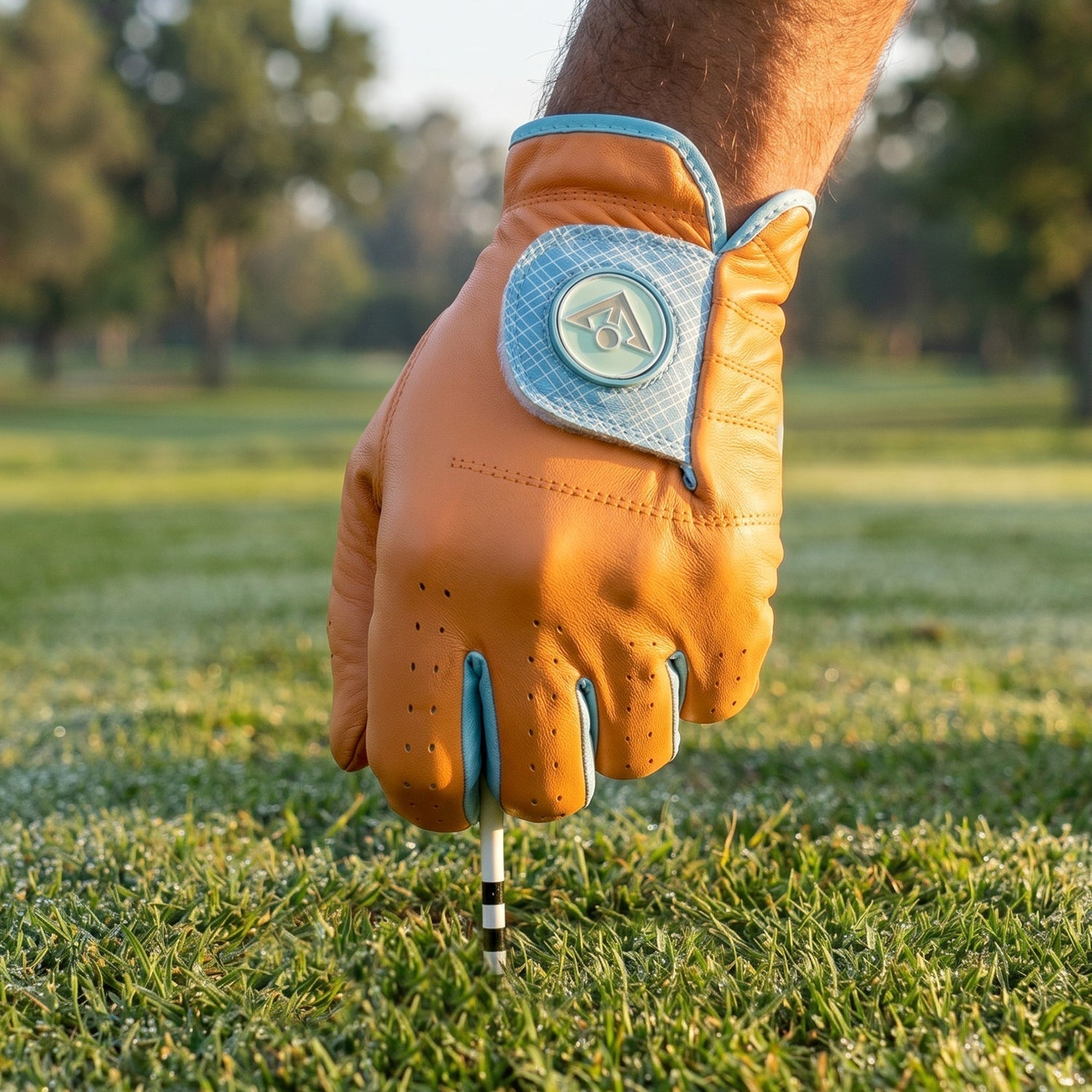 Harlem Heritage Men’s Orange Golf Glove