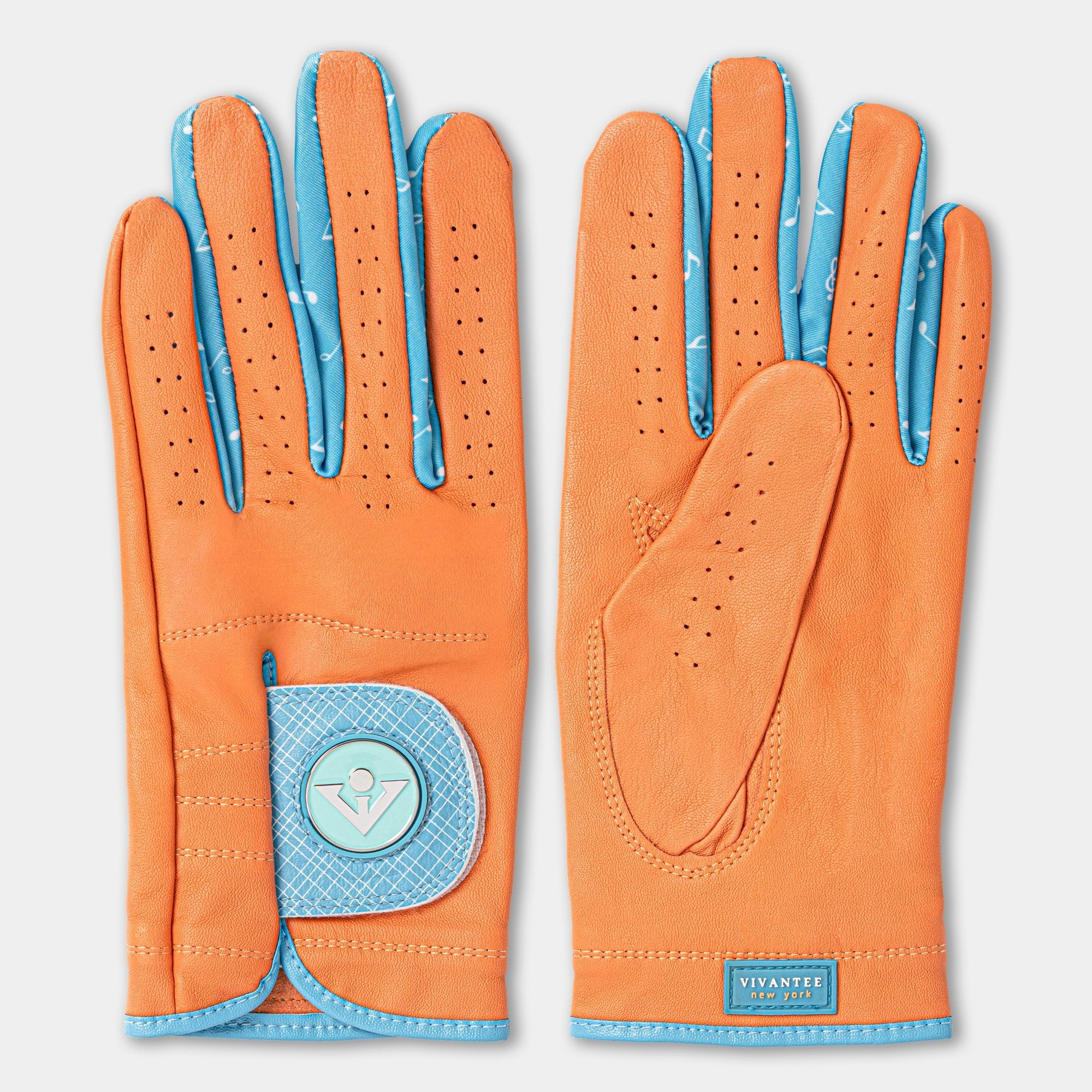 Harlem Heritage Men’s Orange Golf Glove