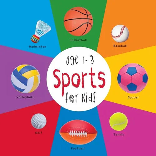 Sports for Kids Ages 1–3 Learning Book