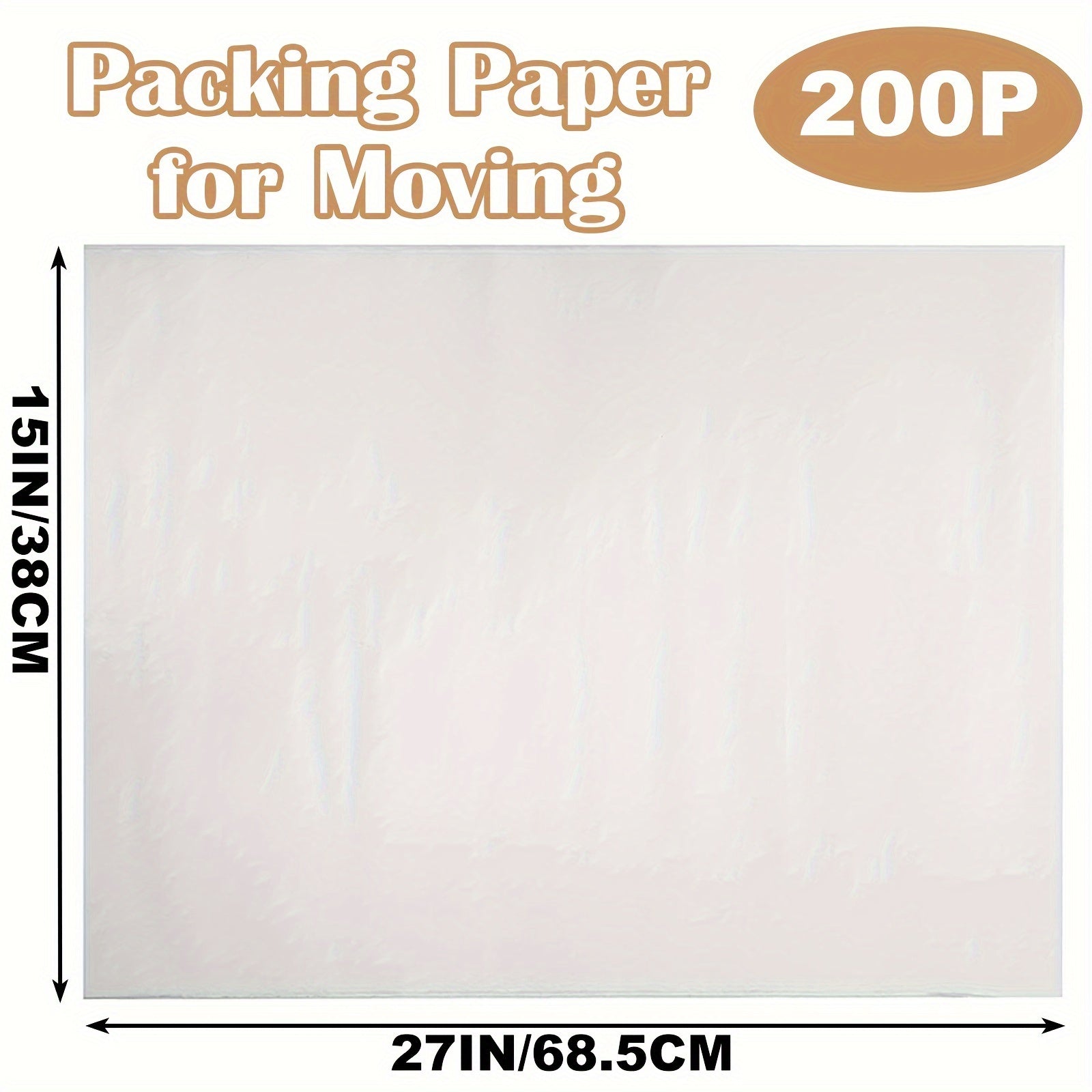 27x15" Heavy-Duty Packing Paper Sheets