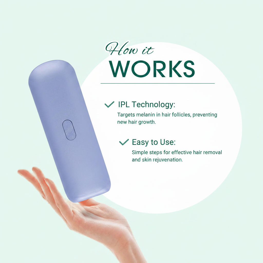 IPL Hair Removal Device with Cooling