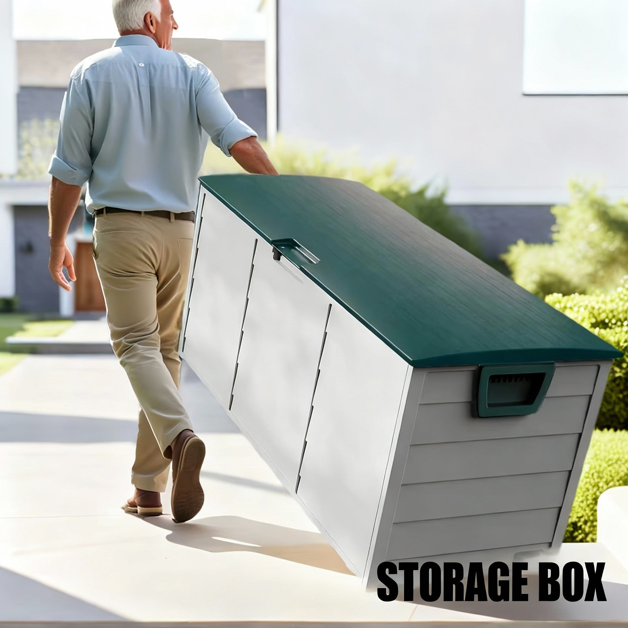 75-Gallon Outdoor Deck Storage Box