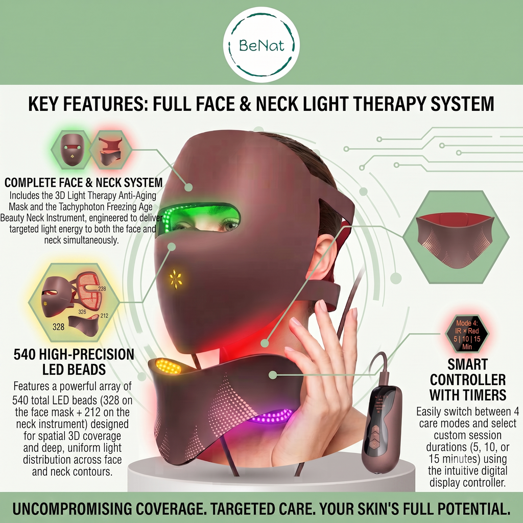 3D Phototherapy Face Mask & Thermal Neck Device