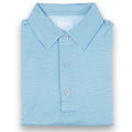 Light Blue Stripe Men’s Golf Polo