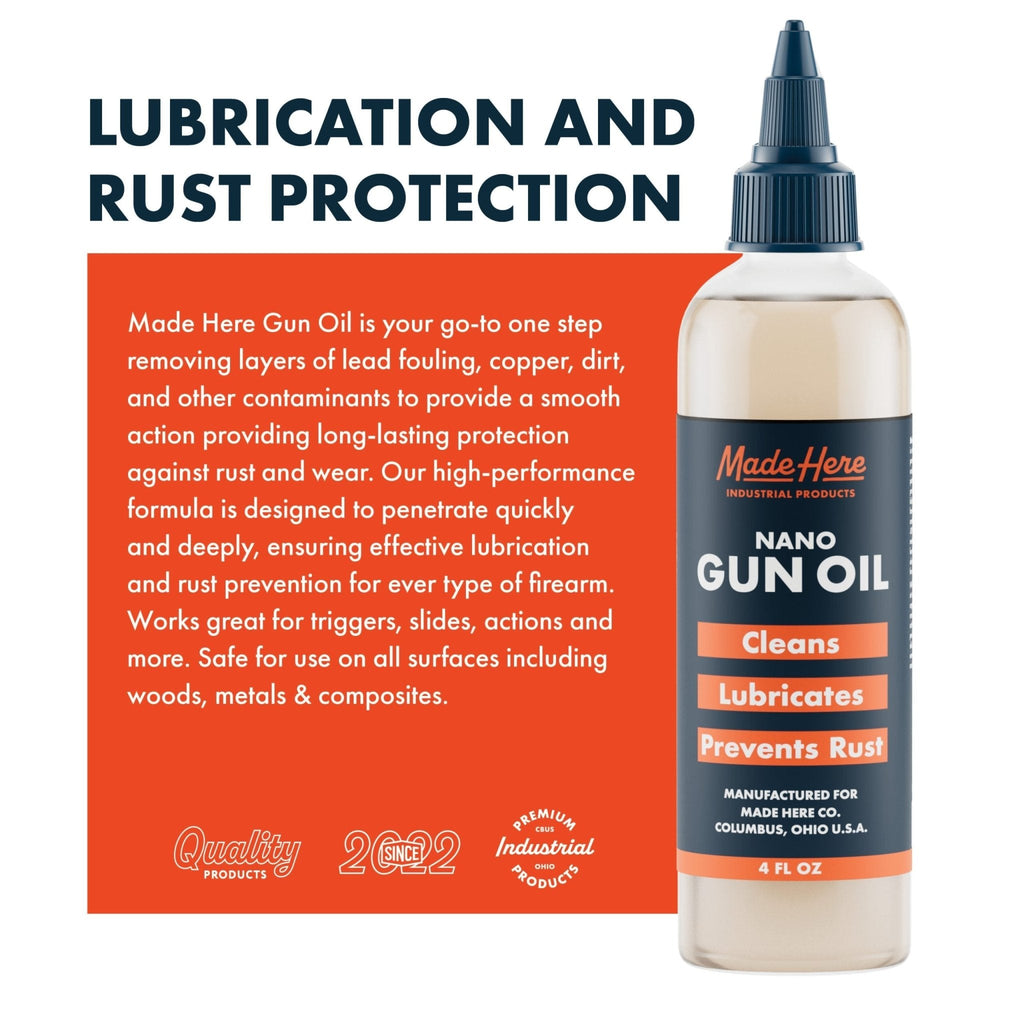 Lubricating Gun Oil with Nano Tech