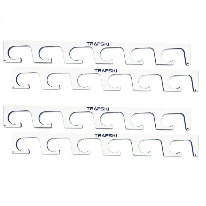 TRAPSKI Premium Fishing Rod Rack – Wall, Ceiling or Boat Mount