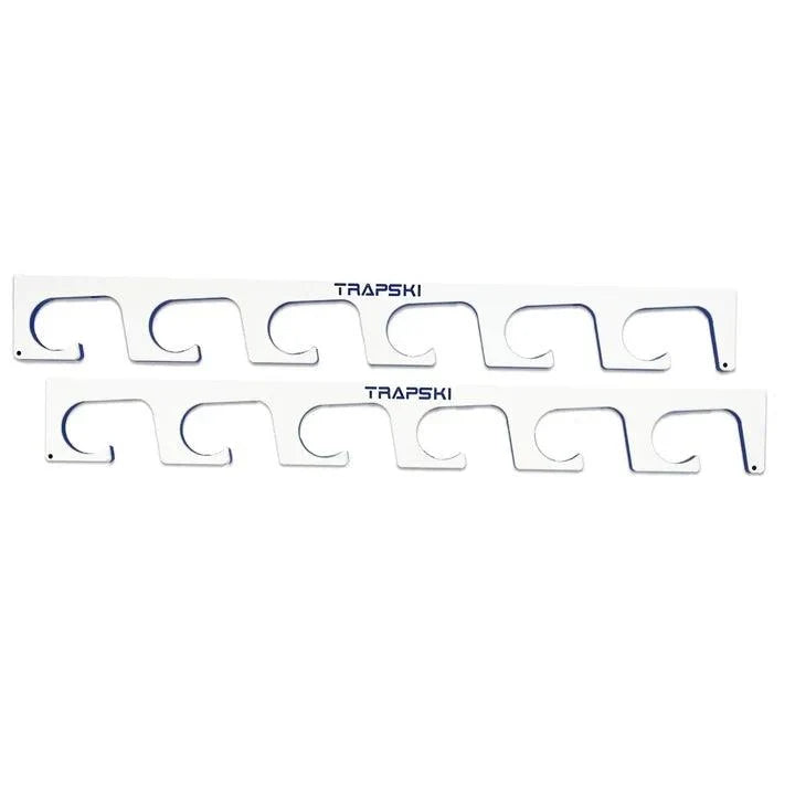 TRAPSKI Premium Fishing Rod Rack – Wall, Ceiling or Boat Mount