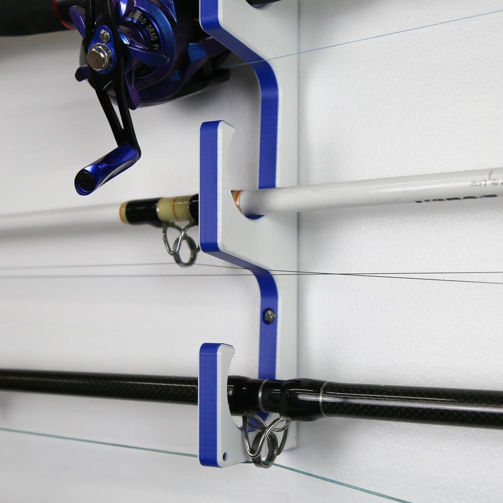 TRAPSKI Premium Fishing Rod Rack – Wall, Ceiling or Boat Mount