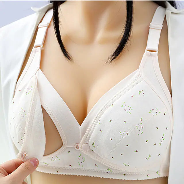 Open-Front Maternity Nursing Bra