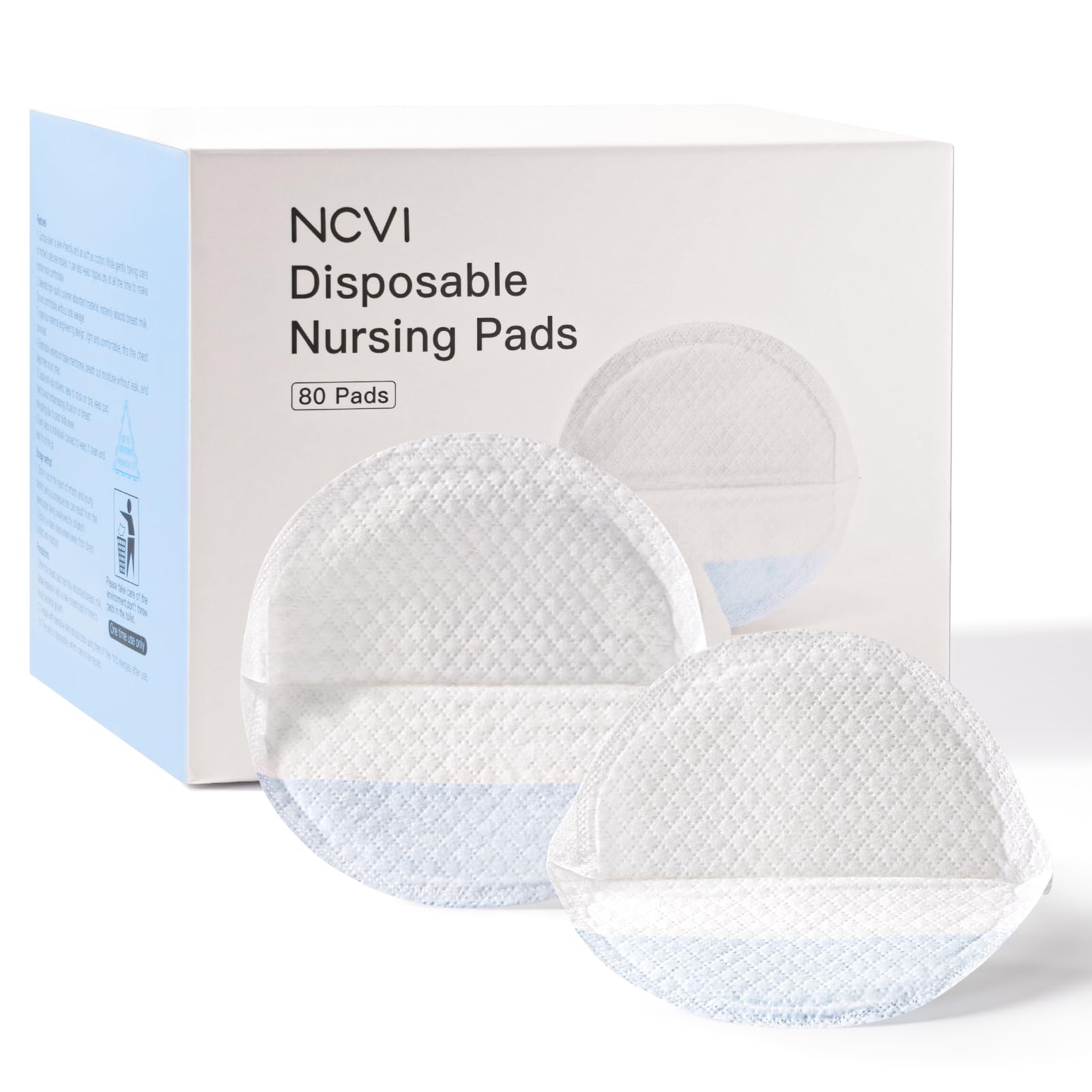NCVI Disposable Nursing Pads – 80 Count